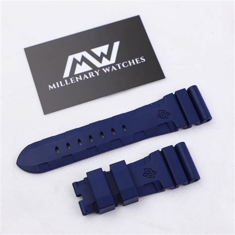 panerai rubber adjustable pin strap|panerai aftermarket straps.